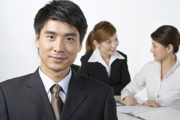 Businessmen in meeting