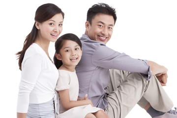 Fototapeta na wymiar Portrait of a happy family