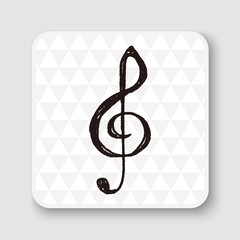 music note doodle