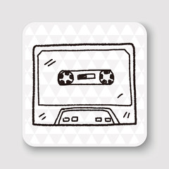 music tape doodle