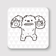monster doodle