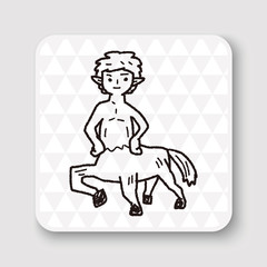centaur doodle