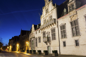 Fototapeta na wymiar Hof van Savoye in Mechelen in Belgium