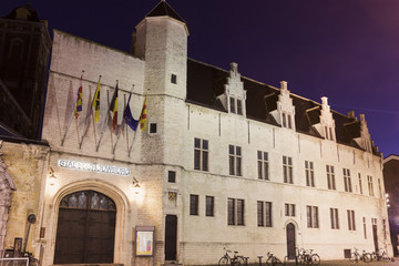 Fototapeta na wymiar Palace of Margaret of York in Mechelen, Belgium