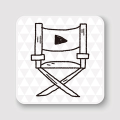 Director's chair doodle