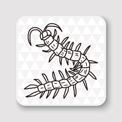 Centipede doodle