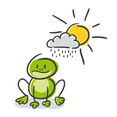 Stick Figure Series Green