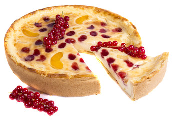 Redcurrant tart cake