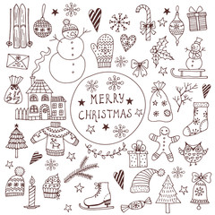 Christmas frame template card. 