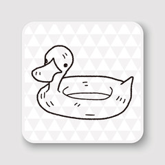swim ring doodle