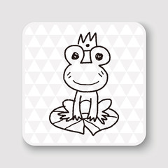 frog prince doodle