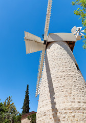 Old windmill in Jerusalem