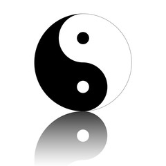 Ying yang symbol of harmony and balance
