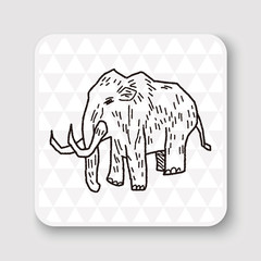 Mammoth doodle