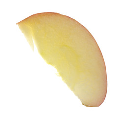 Red apple slice