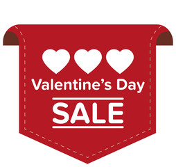 Valentine's day sale stamp