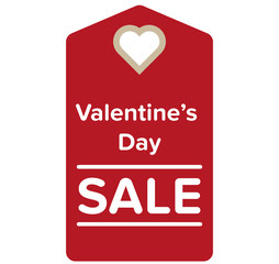 Valentine's day sale stamp