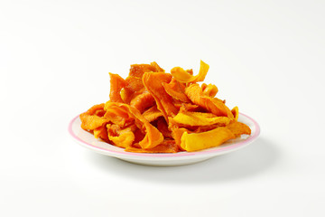 Dried mango slices