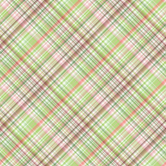 Fabric texture. Seamless tartan pattern. Vector background.