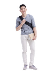 Fototapeta premium Male college student