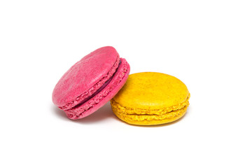  macaroons variety closeup.
