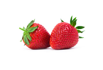 strawberry isolated over white