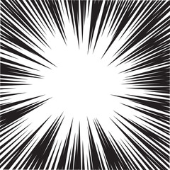 Comic book speed horizontal lines background