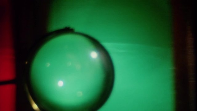 Colorful spinning light