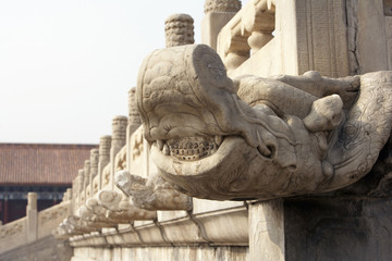 Architectural Detail Of The Forbidden City, Beijing, China