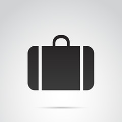 Travel, bag vector icon.