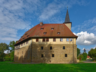 Thüringen - Burganlage Niederroßla