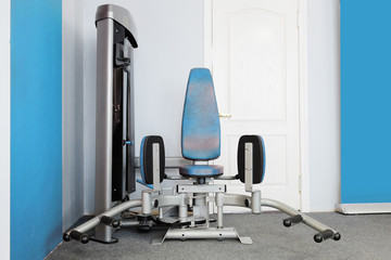 interior of gym with equipment