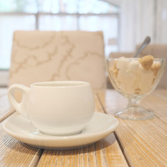 Interior of a modern cafe