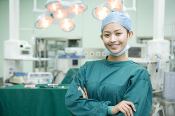 Portrait of a confident surgeon 