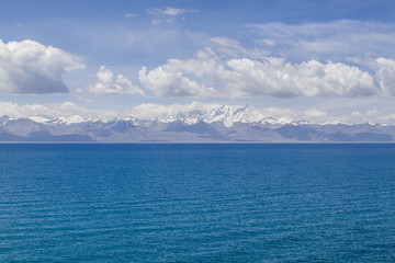 Namu Lake in Tibet, China