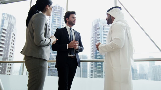 Middle East international business team male female real estate development