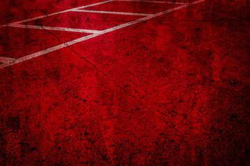 red road parking spot grunge style for backgroud, texture