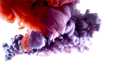 purple red abstract art