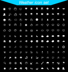 Weather icons set 