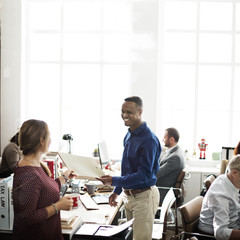 Business Team Working Office Worker Concept