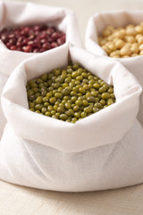 Close-up of different beans