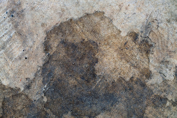The concrete surface
