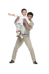 Fototapeta premium Father and son moment