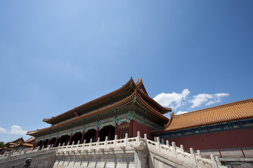Fototapeta na wymiar The Forbidden City, Beijing, China