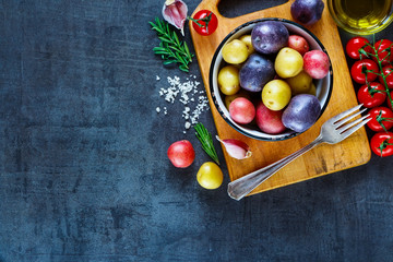 Fresh organic vegetables