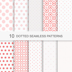 Seamless patterns with dots
