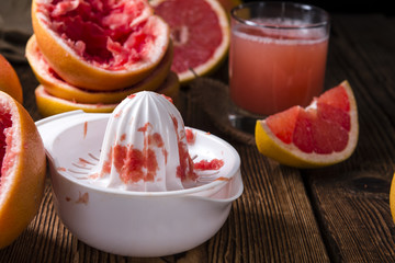 Fototapeta na wymiar Fresh Grapefruit Juice