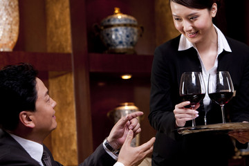 Professional service in club house 