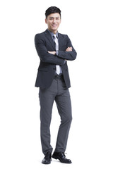 Portrait of fashionable businessman