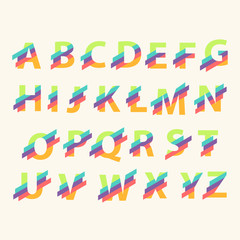 Letter alphabet logo design template elements vector